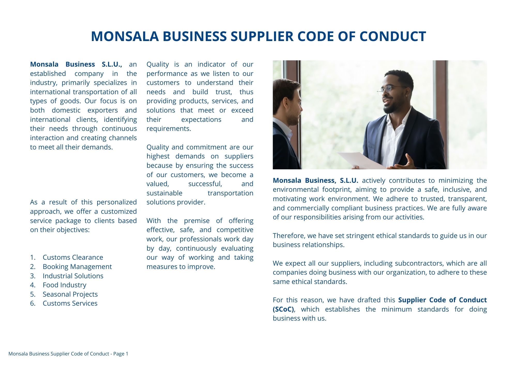 Supplier Code of Conduct