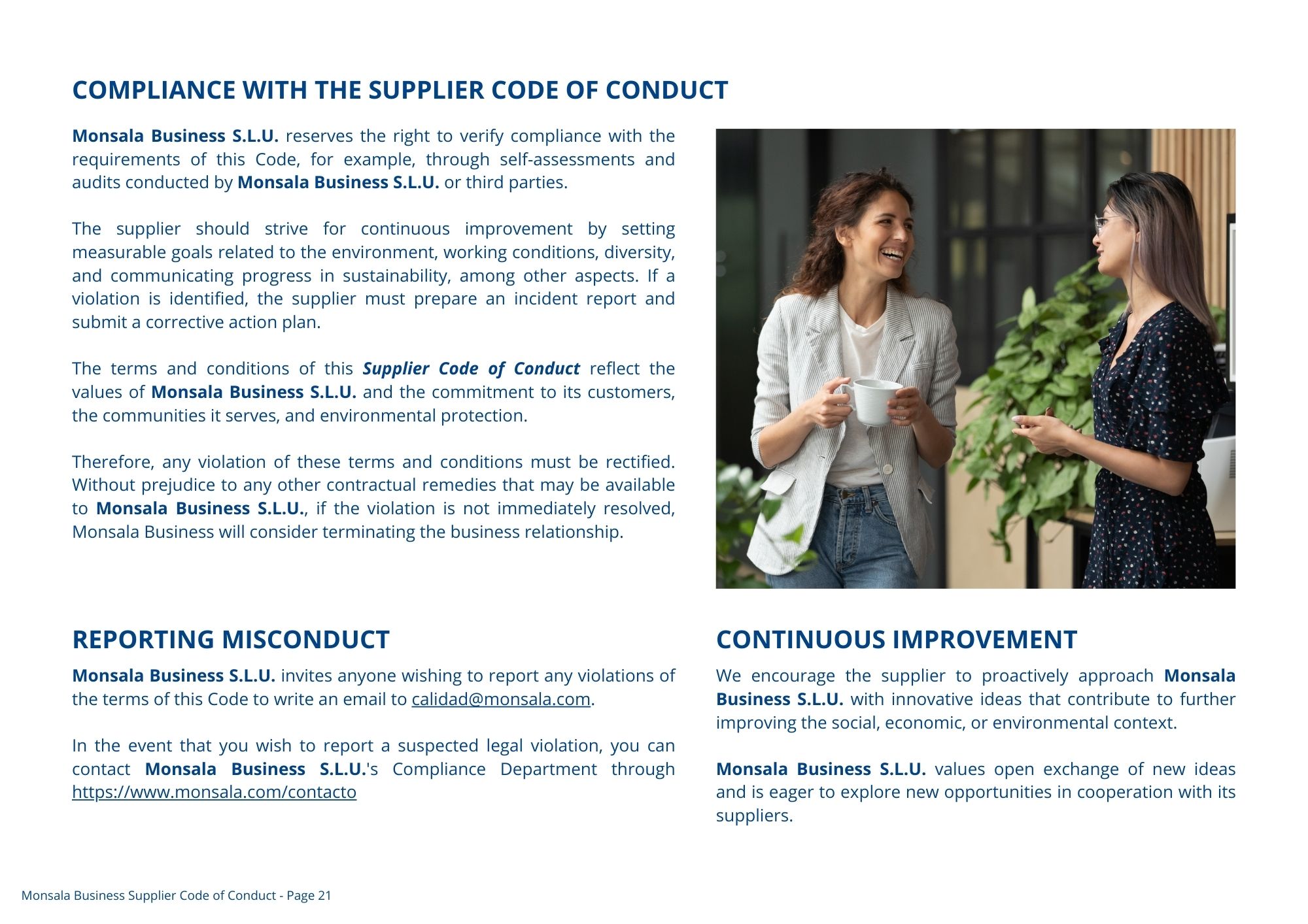Supplier Code of Conduct