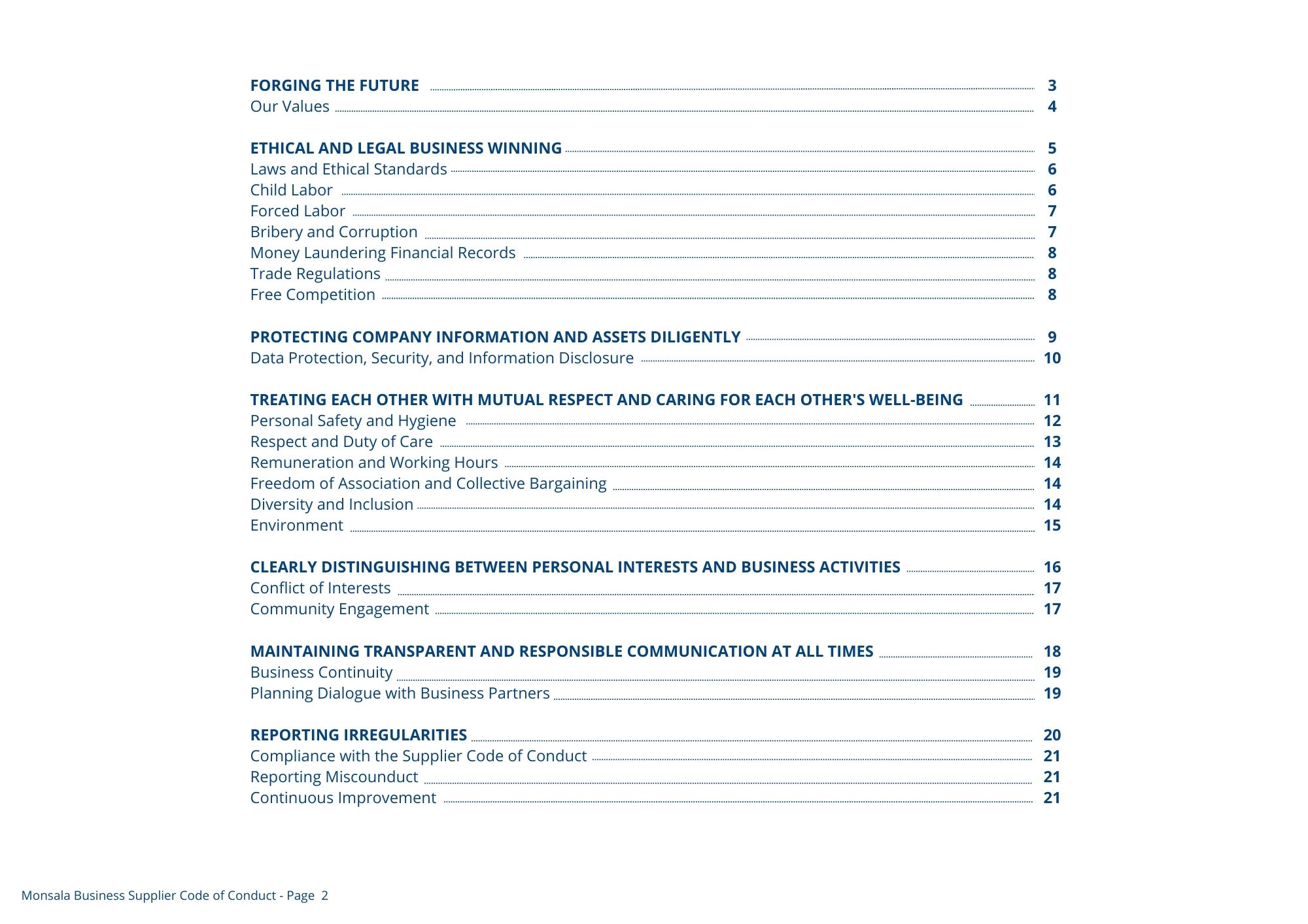 Supplier Code of Conduct